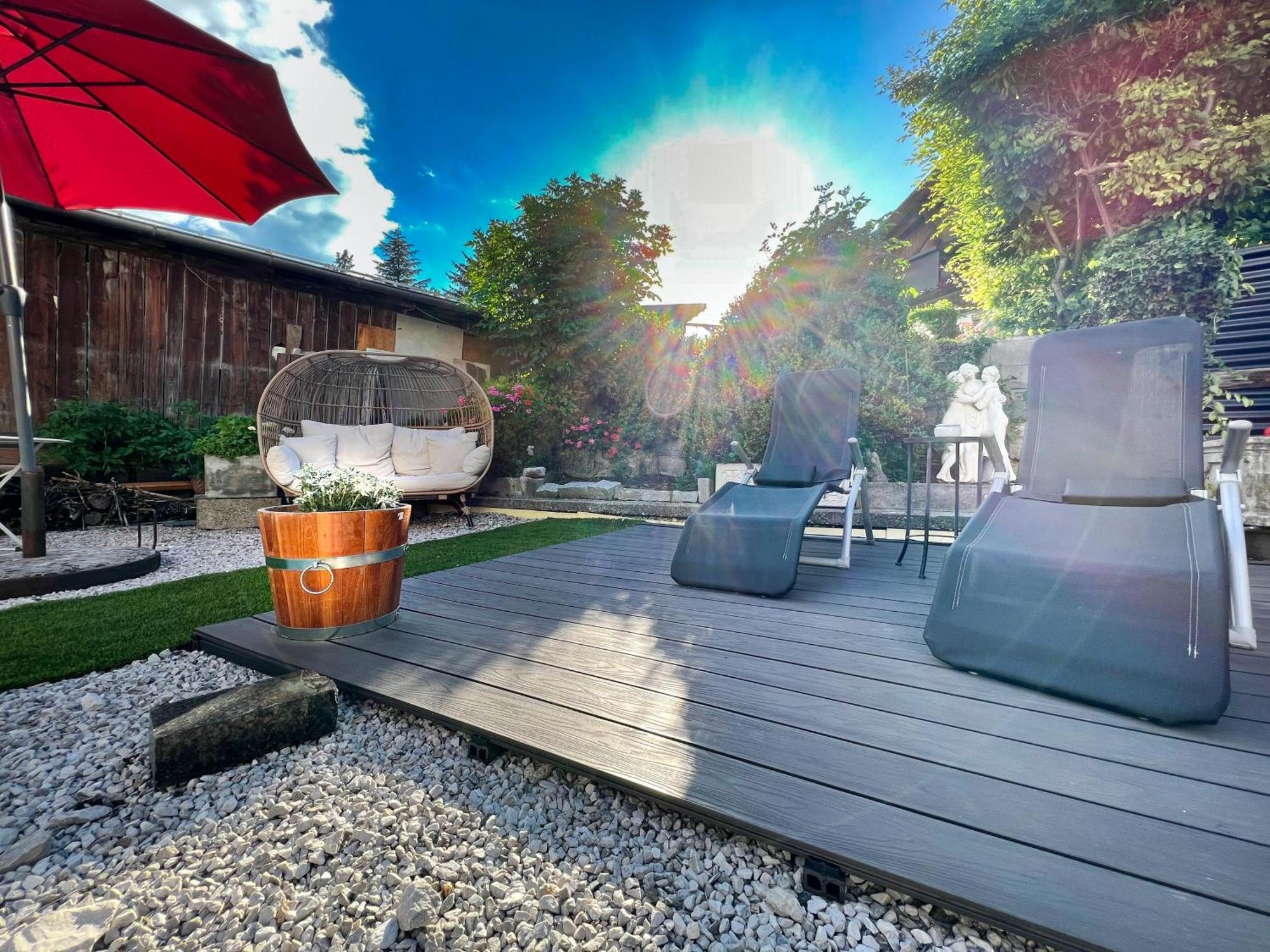 Mitten Im Zentrum Ferienwohnungen Mit Sonniger Terrasse 泰尔夫斯 外观 照片
